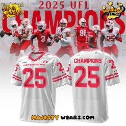 DC Defenders 2025 United Football League Special White Football Jersey