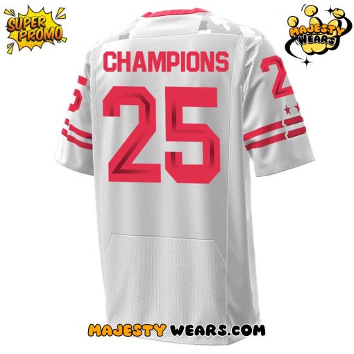 DC Defenders 2025 United Football League Special White Football Jersey