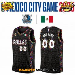 Dallas Mavericks Mexico City Game 2025 Black Basketball Jersey