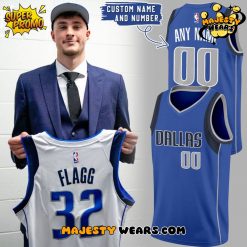 Dallas Mavericks x Cooper Flagg Draft First Round Pick Swingman Custom Basketball Jersey