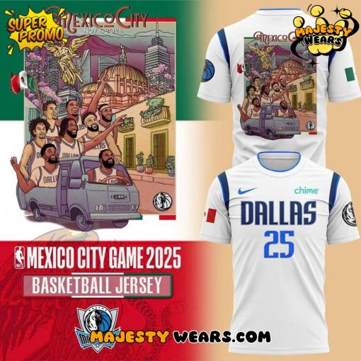 Dallas Mavericks x Mexico City 2025 Tee