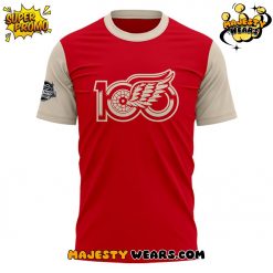 Detroit Red Wings 100 Years Of Hockey Limited Edition Red TShirt