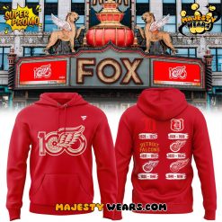 Detroit Red Wings 100th Anniversary Special Edition Hoodie