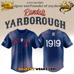 Detroit Tigers 1919 Black in Baseball JerseyBlue