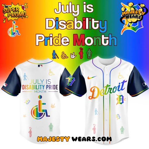 Detroit Tigers x Disability Pride Month 2025 Jersey