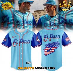 El Paso Chihuahuas Independence Day Special Edition Baseball Jersey