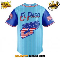 El Paso Chihuahuas Independence Day Special Edition Baseball Jersey