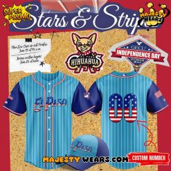 El Paso Chihuahuas Stars Stripes 2025 Special Baseball Jersey