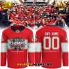 Florida Panthers 2025 Stanley Cup Champions Custom White Hockey Jersey