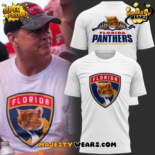 Florida Panthers – Paul Maurice Florida “Cat” Limited Edition White Shirt