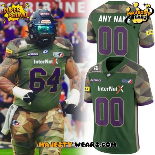 Frankfurt Galaxy Bundeswehr Special Camo 2025 Football Jersey