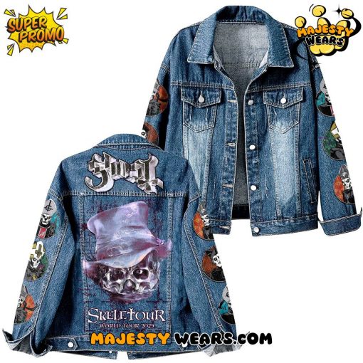 Ghost Band “Skelf Tour – World Tour 2025” Denim Jacket