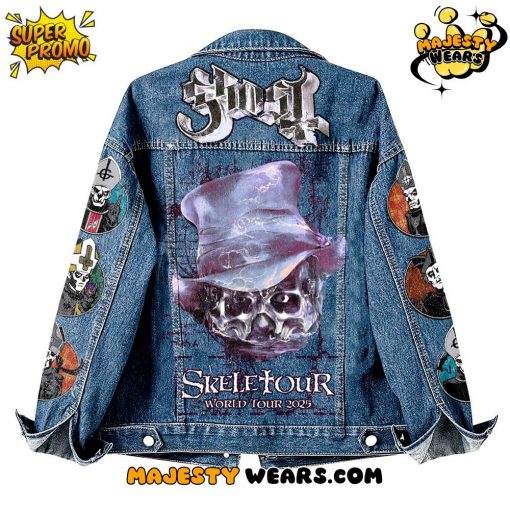 Ghost Band “Skelf Tour – World Tour 2025” Denim Jacket