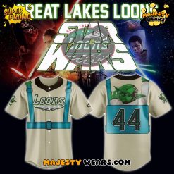 Great Lakes Loons Game Worn Star Wars Custom Jersey