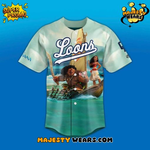 Great Lakes Loons x Moana 2025 Special Baseball Jersey