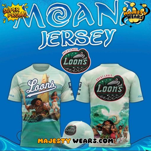 Great Lakes Loons x Moana 2025 Special Edition Shirt