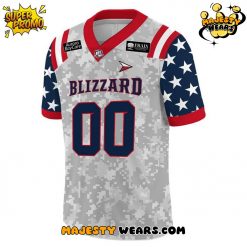 Green Bay Blizzard x 2025 Military Night Football Jersey