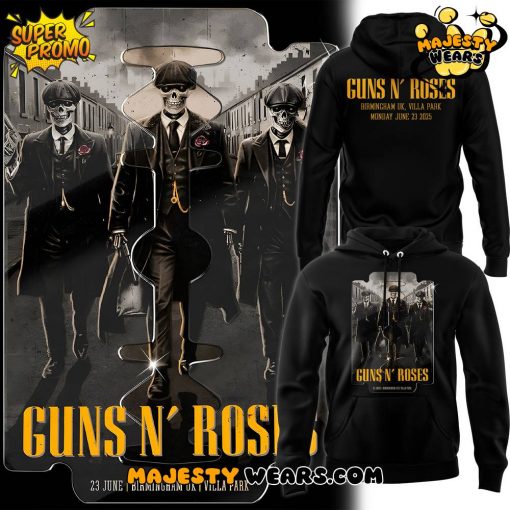 Guns N’ Roses World Tour to Birmingham 2025 Hoodie