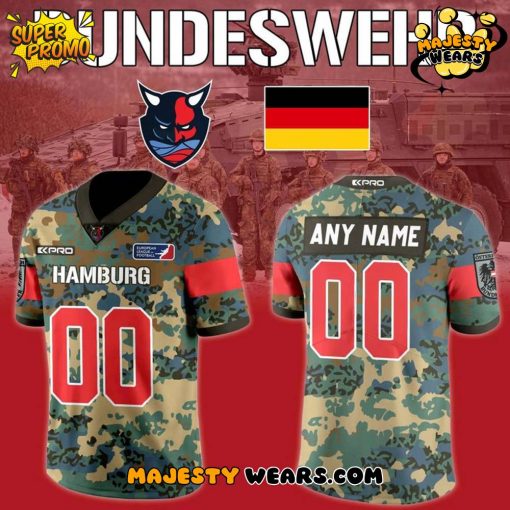 Hamburg Sea Devils Bundeswehr 2025 Football Jersey