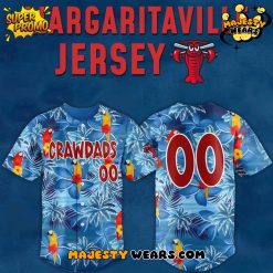 Hickory Crawdads Margaritaville Night Personalized Baseball Jersey