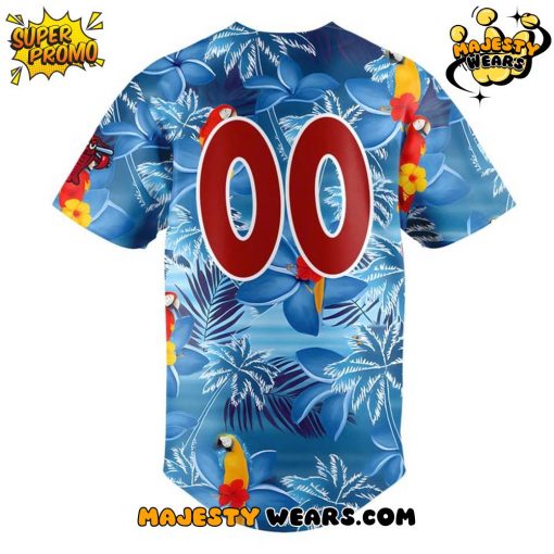 Hickory Crawdads Margaritaville Night Personalized Baseball Jersey