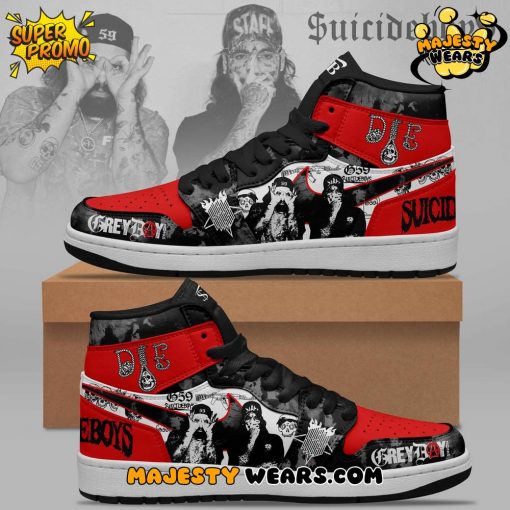 Hip-Hop Uicideboy “GREYBAY” Air Jordan 1 Sneakers