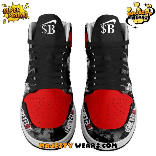 Hip-Hop Uicideboy “GREYBAY” Air Jordan 1 Sneakers