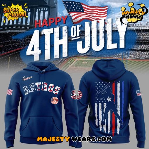 Houston Astros 4th of July Limited Edition Navy Hoodie