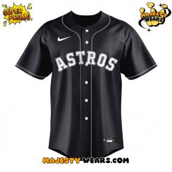 Houston Astros Black Lights Out Limited Edition Jersey