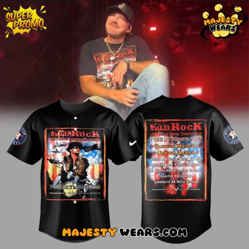 Houston Astros x Morgan “I’m The Problem Tour” Kid Rock Black Jersey