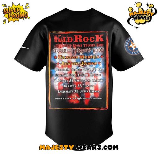 Houston Astros x Morgan “I’m The Problem Tour” Kid Rock Black Jersey