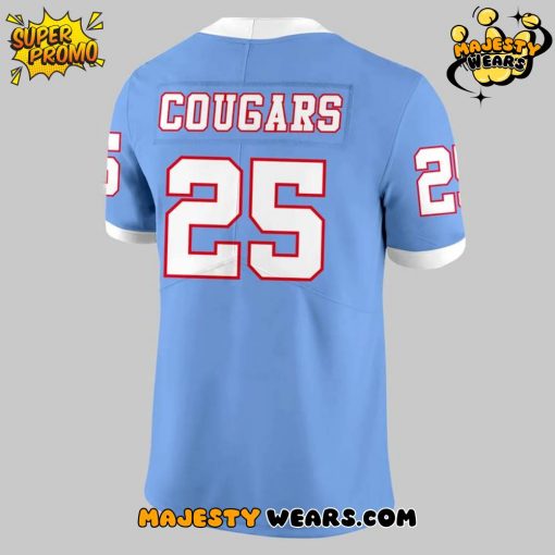 Houston Cougars 2025 Football Jersey – Blue