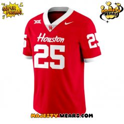Houston Cougars 2025 Football Jersey – Red