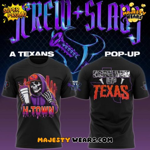 Houston Texans x DJ Screw Limited Edition Black T-Shirt