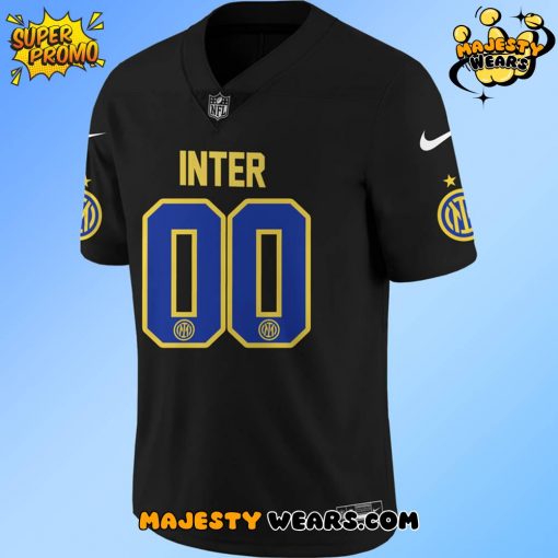 Inter Milan 2025 Soccer x NFL Game Football Jersey