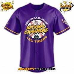 LSU Tiger 2025 NCAA Baseball National Champions Special Baseball Jersey
