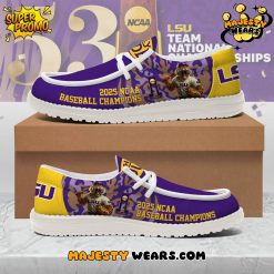 LSU Tigers NCAA “National Champions 2025” Hey Dude Shoes