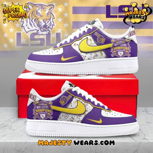 LSU Tigers National Champions 2025 Air Force 1 Sneaker