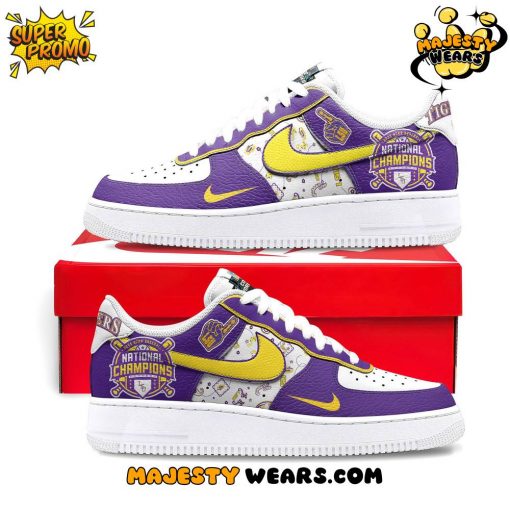 LSU Tigers National Champions 2025 Air Force 1 Sneaker