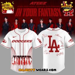 Los Angeles Dodgers ATEEZ World Tour Signature Limited Edition Jersey