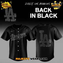 Los Angeles Dodgers Back In Black Limited Edition Jersey