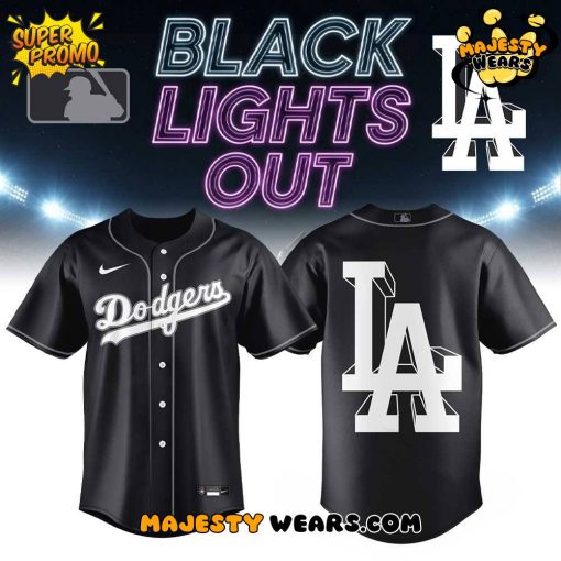 Los Angeles Dodgers Black Lights Out Limited Edition Jersey
