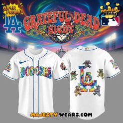 Los Angeles Dodgers Celebrating Grateful Dead Night Limited Edition Jersey