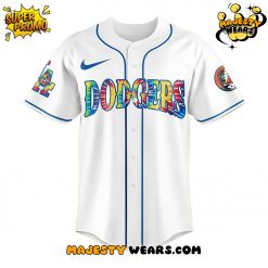 Los Angeles Dodgers Celebrating Grateful Dead Night Limited Edition Jersey