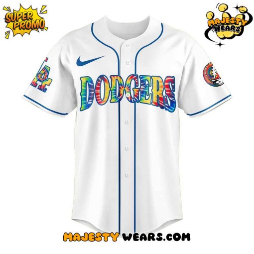 Los Angeles Dodgers Celebrating Grateful Dead Night Limited Edition Jersey