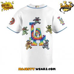 Los Angeles Dodgers Celebrating Grateful Dead Night Limited Edition Jersey