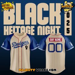 Los Angeles Dodgers x Black Heritage Night 2025 Special Edition Baseball Jersey