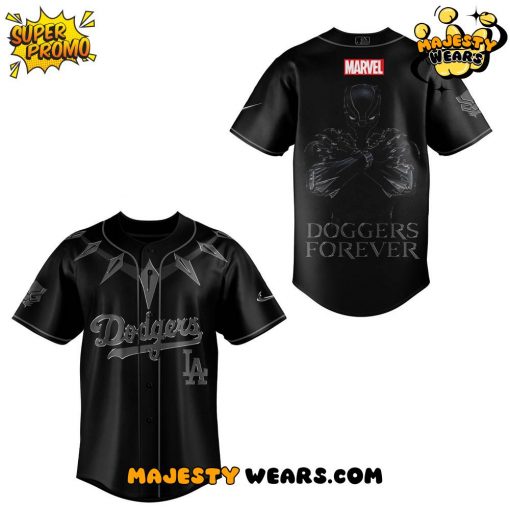 Los Angeles Dodgers x Black Panther 2025 Baseball Jersey