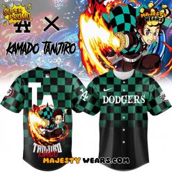 Los Angeles Dodgers x Demon slayer Kamado Tanjiro Jersey