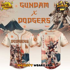 Los Angeles Dodgers x Gundam Japan Edition 2025 Special Baseball Jersey
